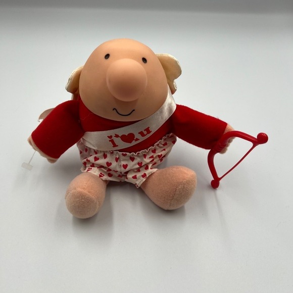 Ziggy‎ 1988 Vintage Collectible Cupid Plush Doll Valentine's Day I Heart U - Picture 1 of 8